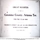 Coconino County, Arizona Territory, Great Register, 1902, Title Page